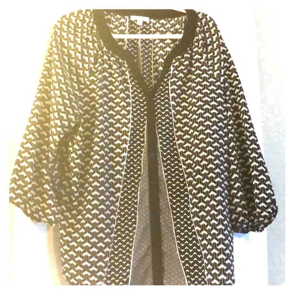 Calvin Klein button down blouse